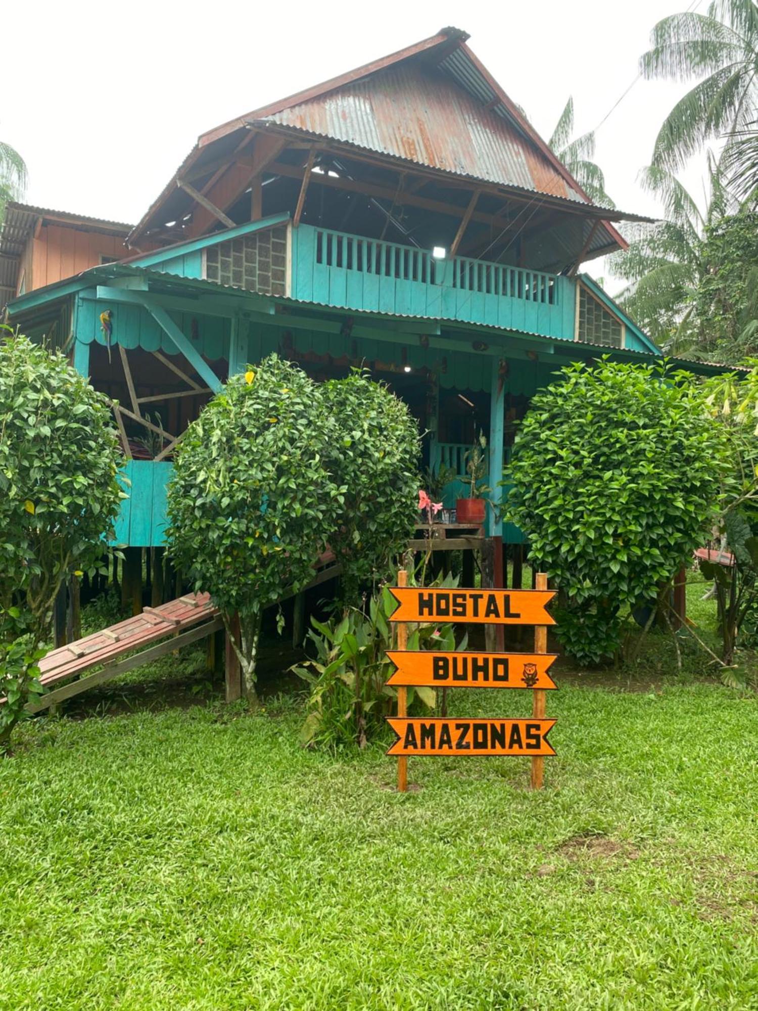 Hostal Buho Amazonas Tours เลติเซีย ภายนอก รูปภาพ