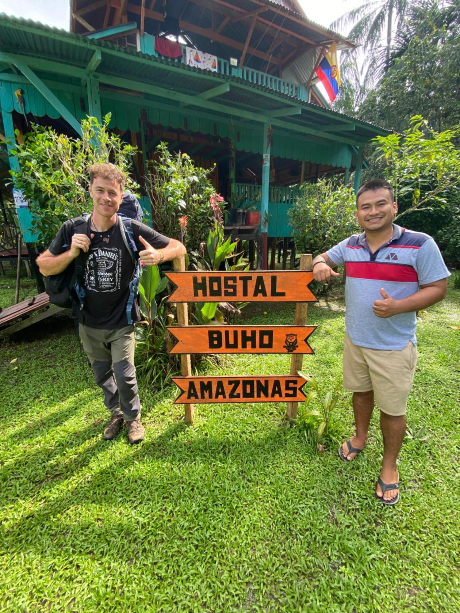 Hostal Buho Amazonas Tours เลติเซีย ภายนอก รูปภาพ
